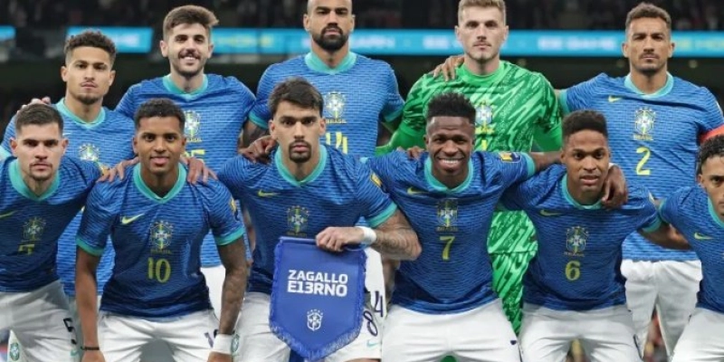 A Seleção Brasileira escalada por Dorival Júnior para sua estreia contra a Inglaterra - Rafael Ribeiro/ CBF