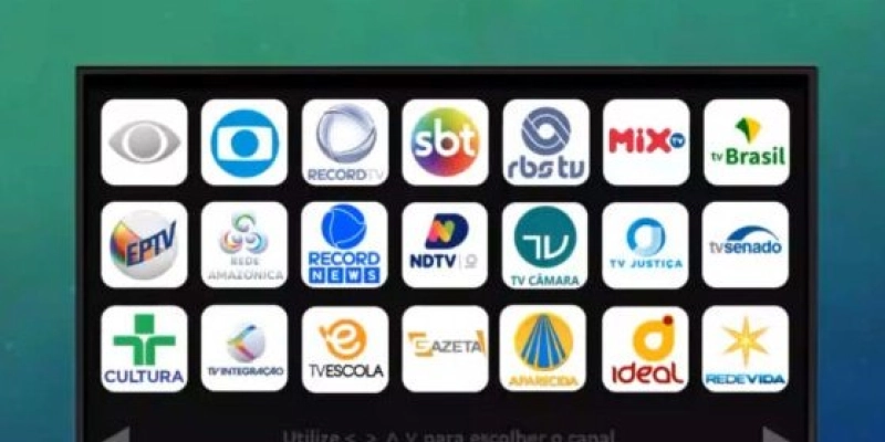 Demonstração do Fórum SBTVD com os aplicativos da TV 3.0. - Reprodução
