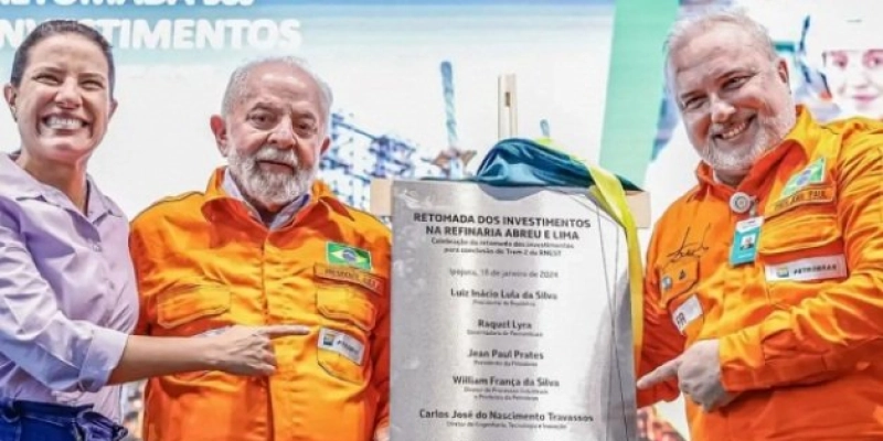 A possível causa da demissão de Prates por Lula se deve à cobrança por maior velocidade na execução dos projetos anunciados pela empresa - Reprodução