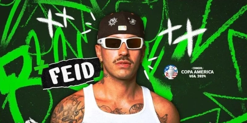 Conmebol confirma Feid como show de abertura da Copa américa - Divulgação/Conmebol