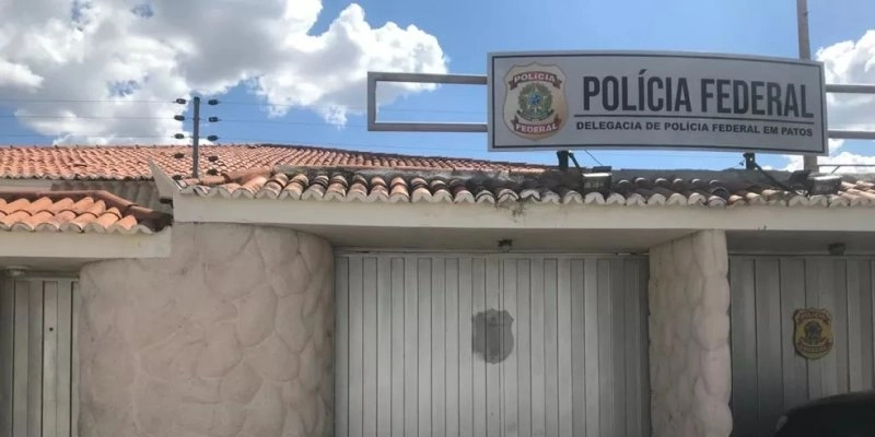 Delegacia da Polícia Federal em Patos, Sertão da Paraíba, que recebeu a denúncia do crime - Polícia Federal/Divulgação