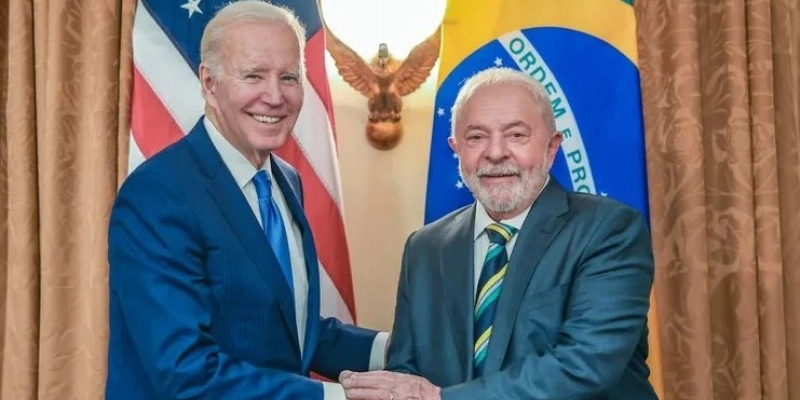 Joe Biden, presidente dos EUA, e Lula - Ricardo Stuckert/PR