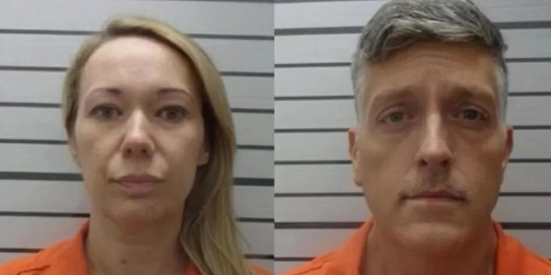 Carie Hallford e Jon Hallford eram donos da Return to Nature Funeral Home; eles se declararam culpados de ‘abuso de corpos’ - Wagoner County Sheriff/Reprodução