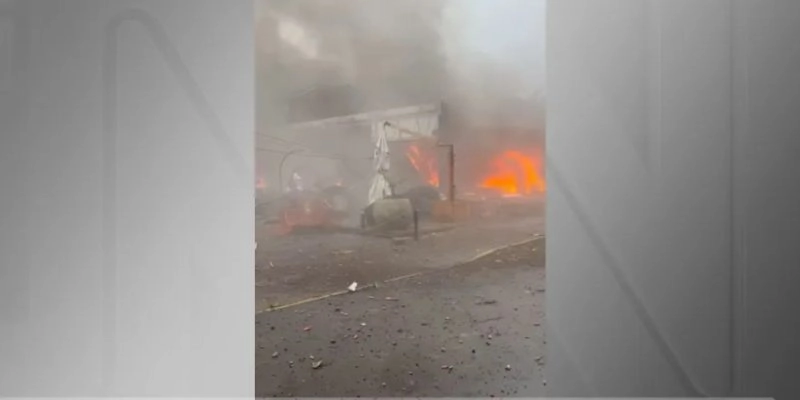 Avião cai em Gramado (RS) - Reprodução