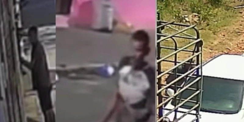 Homem é flagrado realizando série de furtos em Itaporanga - Câmeras de segurança 