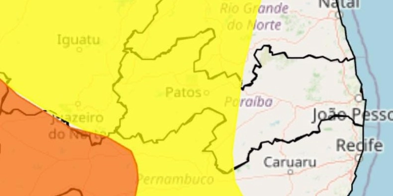 Alerta divulgado nesta sexta-feira (9) - Reprodução / Inmet