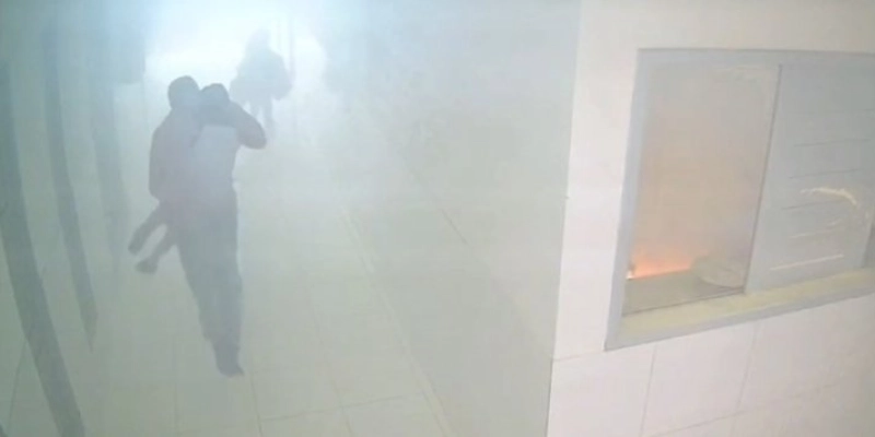 Vazamento de gás causa incêndio e correria em escola infantil no Sertão da Paraíba - Reprodução/TV Paraíba