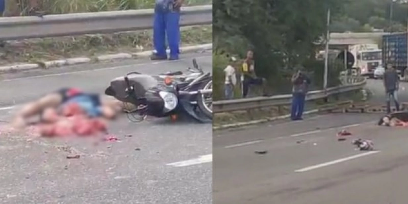 As circunstâncias da colisão ainda estão sendo apuradas pelas autoridades. - Reprodução