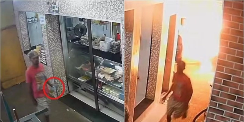 Suspeito de cometer o crime foi preso - Reprodução