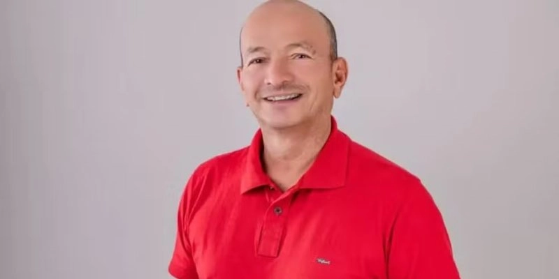 João Estevão, vereador presidente da Câmara Municipal de Prata, Paraíba, morto em acidente - Reprodução