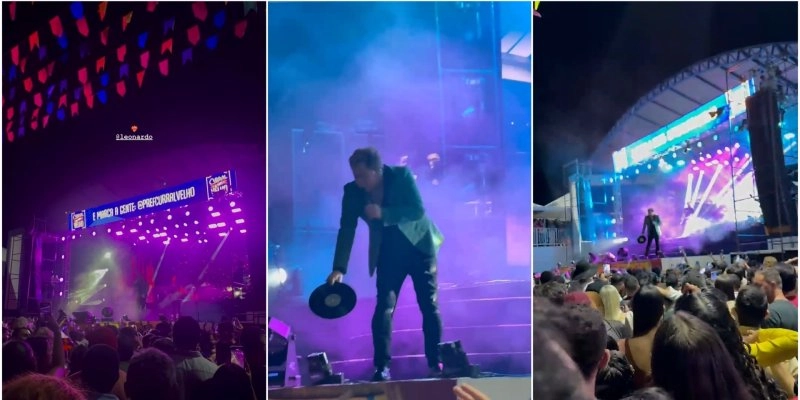 Show foi nessa sexta-feira - Reprodução