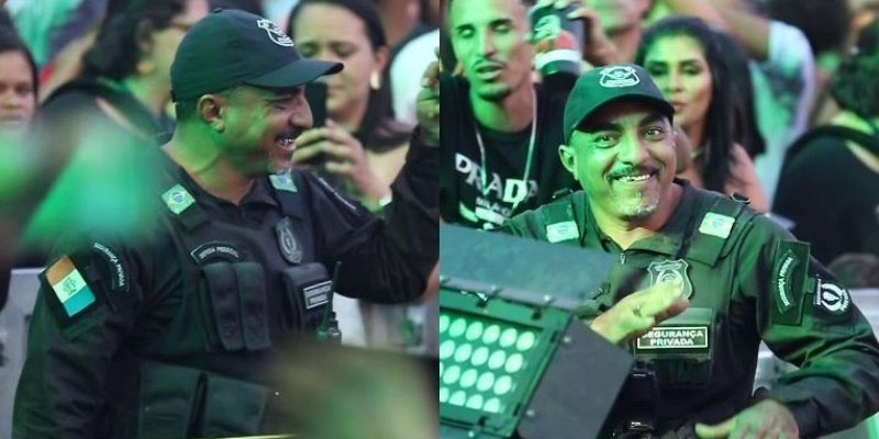 Ex-segurança que viralizou em show de forró é preso no Sertão de AL - Reprodução
