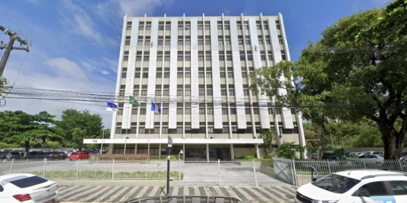 Sede do Tribunal Regional do Trabalho (TRT-6) no Recife - Reprodução/Google Street View