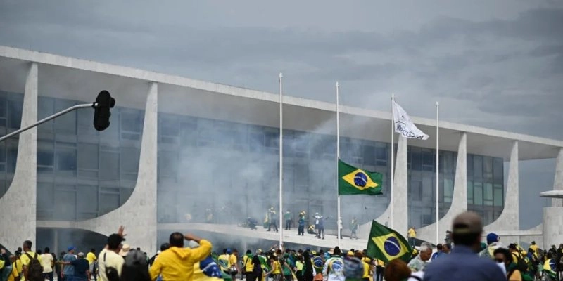 Cenas do dia 8 de janeiro - André Borges/EFE