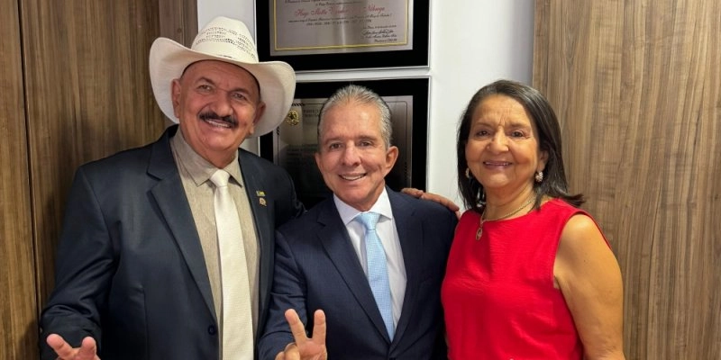 Vital, Nabor e Leonice fechar apoio em Brasília - Redes socias/Vital