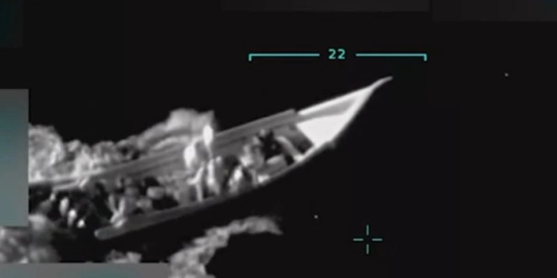 Trump divulga vídeo de ataque a suposto navio da Venezuela com drogas - Donald Trump via Truth Social