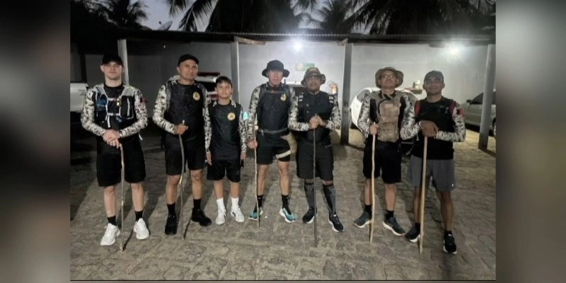 Romeiros saíram de Diamante - Reprodução