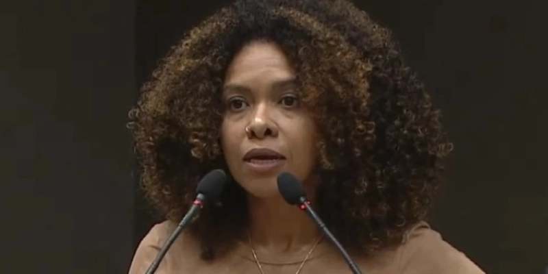 Vereadora Karen Santos - Reprodução/YouTube TV Câmara Porto Alegre