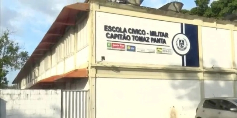 Aulas foram suspensas após aluno atirar para cima - Reprodução/TV Cabo Branco