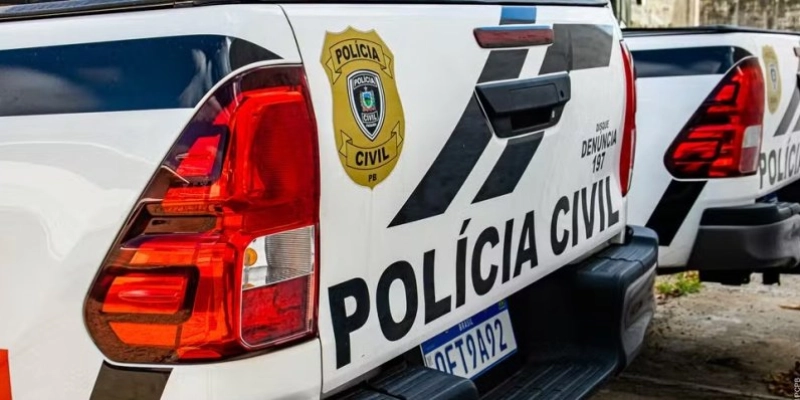 Viatura da Polícia Civil, na Paraíba - Polícia Civil/Divulgação