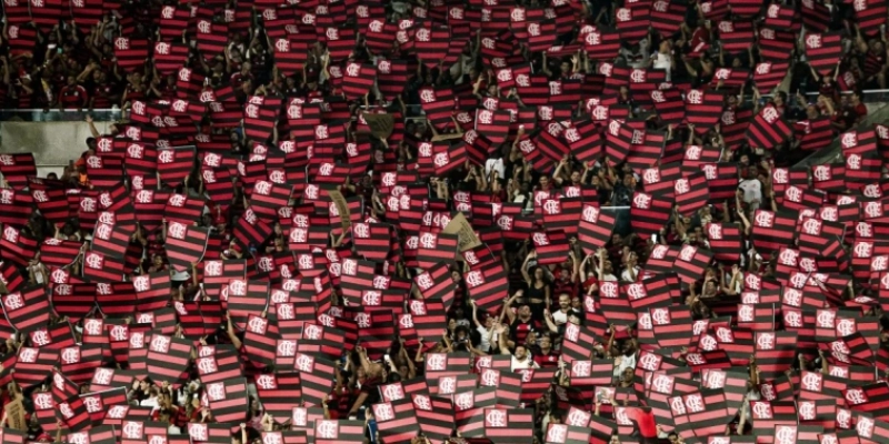 Torcida do Flamengo faz a festa no Maracanã - GILVAN DE SOUZA/FLAMENGO