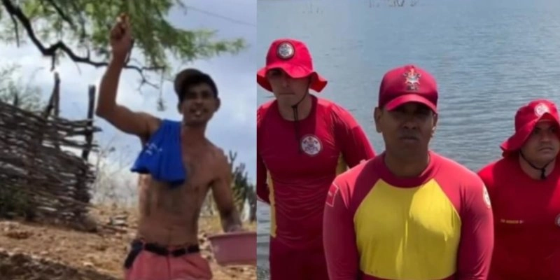 Jovem morre afogado em Santana de Mangueira - Reprodução