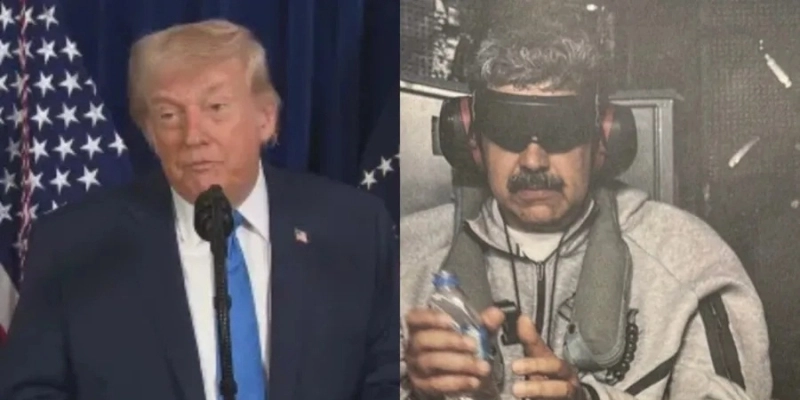 Nicolás Maduro foi preso após ataque liderado por Donald Trump - Reprodução / Redes Sociais