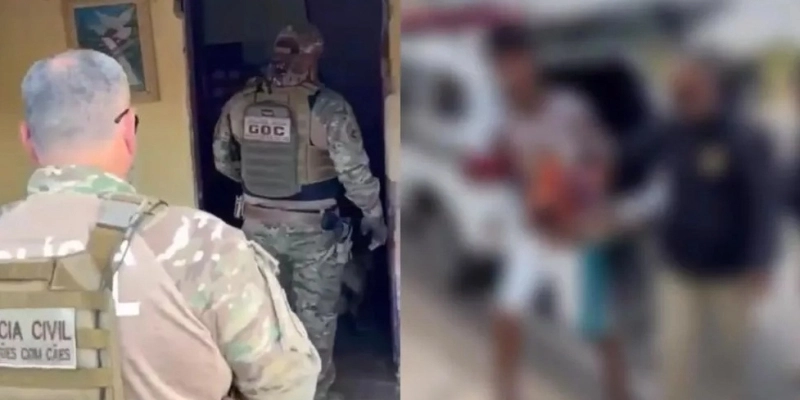 Familiares de detentos presos por tráfico de drogas são alvos de operações da Polícia Civil em Coremas - Reprodução