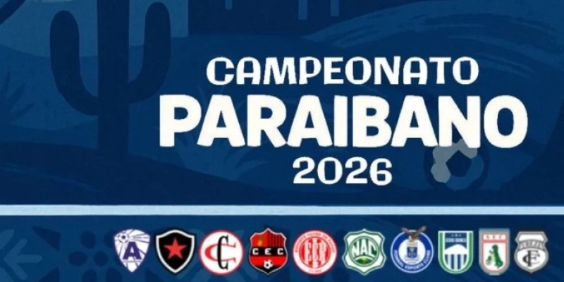 Campeonato Paraibano 2026 será novamente na Rede Paraíba - Arte: Jornal da Paraíba