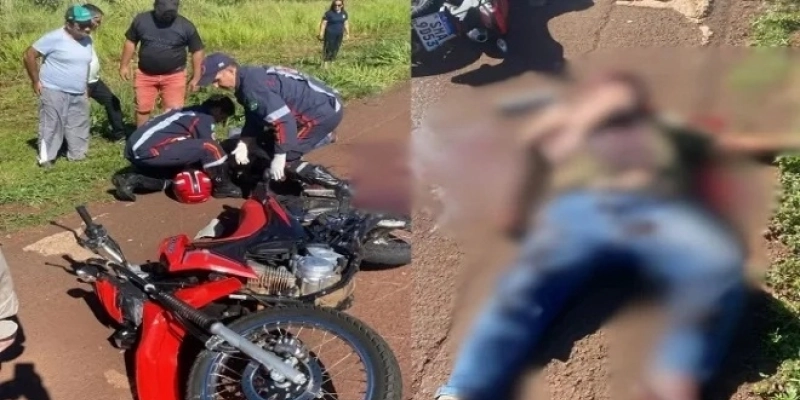 Motociclista morre após ser atingido por telha que caiu de caminhão na BR-262 - Reprodução