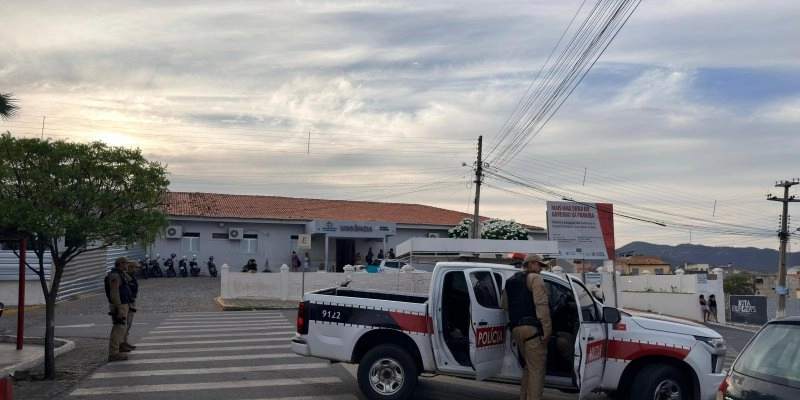 Após o confronto, os suspeitos foram socorridos e encaminhados ao Hospital Distrital de Itaporanga (PB) - Reprodução