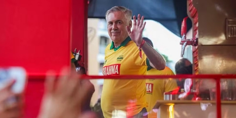 Carlo Ancelotti em Salvador - Rafael Abbehusen / @blzrafinha