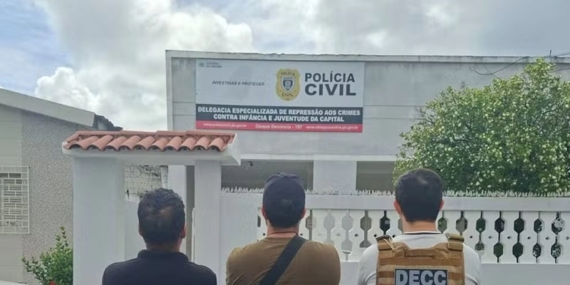 Prisão de homem condenado por estupro de vulnerável em João Pessoa - Divulgação/Polícia Civil