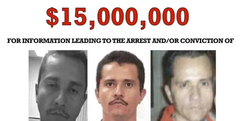 Os Estados Unidos haviam oferecido uma recompensa de US$ 15 milhões por informações sobre o paradeiro de 'El Mencho' - Reuters