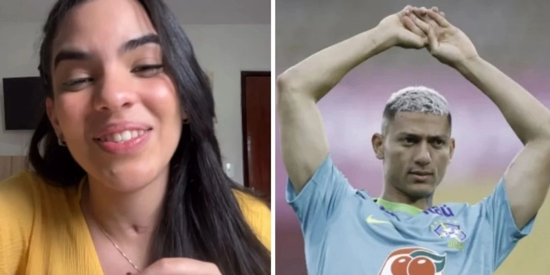 Após doar R$ 200 mil a jovem, jogador Richarlison pode ganhar título de cidadão paraibano - Reprodução