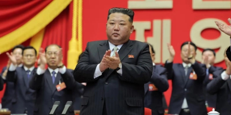 Kim Jong-Un assumiu pela primeira vez para o cargo de secretário-geral em 2016 - Reprodução/KCNA