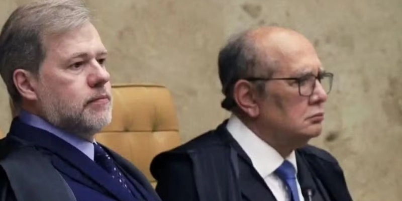 Ministros Dias Toffoli e Gilmar Mendes no STF - Nelson Jr./Supremo Tribunal Federal (STF)