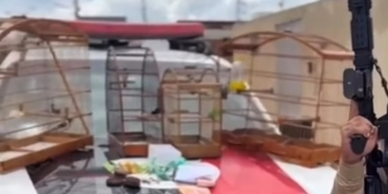 Metérial apreendido - Polícia Militar