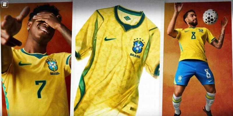 Seleção brasileira apresenta nova camisa 1 amarela para a Copa do Mundo - @nikefootball