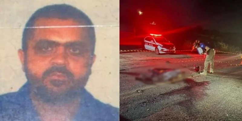 Motociclista morre em acidente com veículos de funerária, em Princesa Isabel - Reprodução