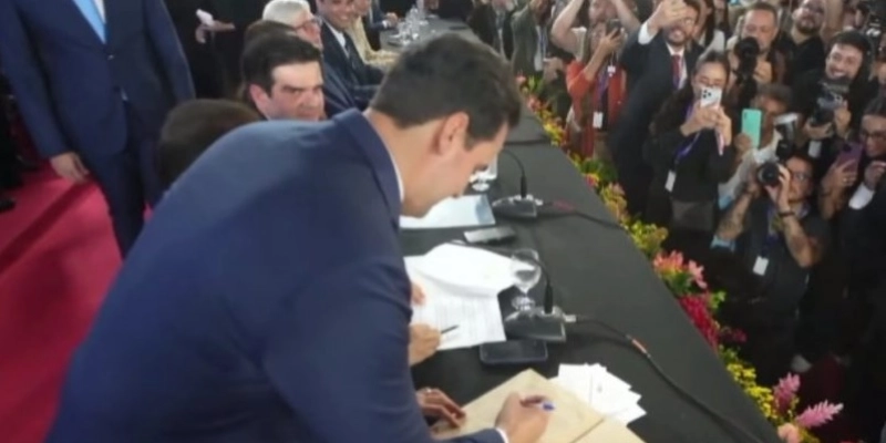 Lucas Ribeiro toma posse como novo governador da Paraíba - Reprodução