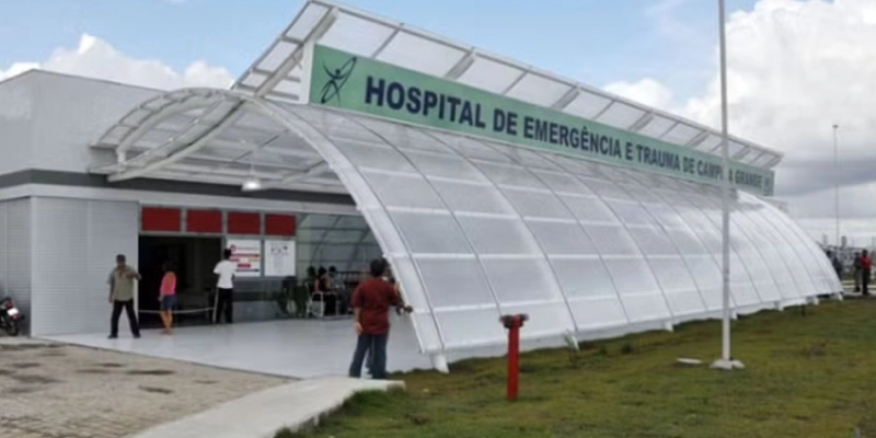 Hospital de Emergência e Trauma de Campina Grande - Governo da Paraíba/Divulgação