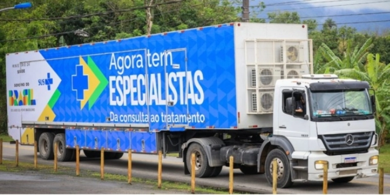 Piancó recebe Carreta do programa “Agora Tem Especialistas” com oferta de exames e consultas gratuitas - Reprodução