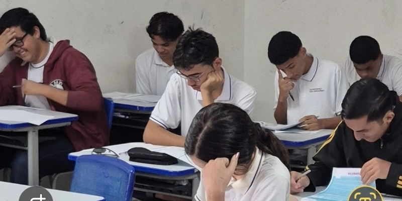 Serra Grande: alunos da rede pública intensificam preparação para o Enem 2026 com simulados - Divulgação 