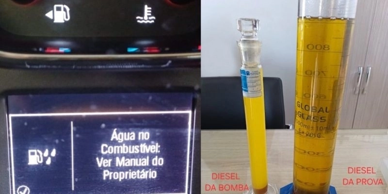 Viatura da PRF tem pane após abastecimento - PRF