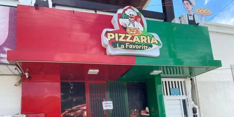Pizzaria é interditada após suspeita de surto por intoxicação alimentar, em Pombal, na PB - Geraldo Jerônimo / TV Paraíba