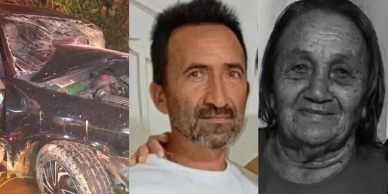 Colisão frontal deixa três mortos incluindo um bebê, no Sertão da Paraíba - Reprodução