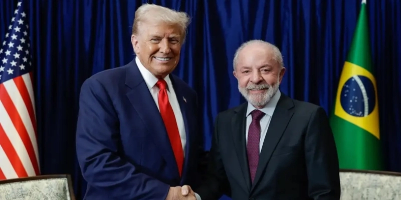 Trump e Lula - Ricardo Stuckert/PR