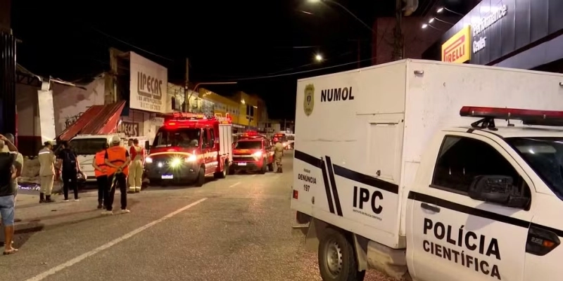 Vítimas de desabamento reformavam estrutura para evitar quedas em loja de Campina Grande, diz testemunha - Ademar Trigueiro/TV Paraíba