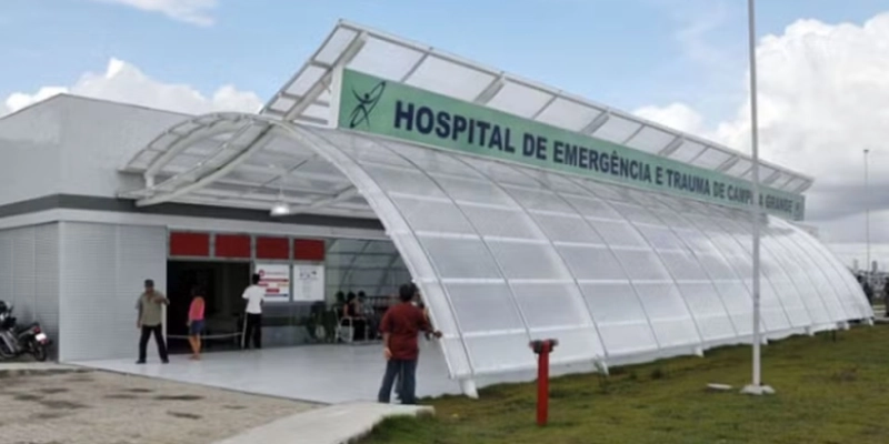 Hospital de Emergência e Trauma de Campina Grande - Governo da Paraíba/Divulgação